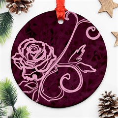 Rose Round Ornament