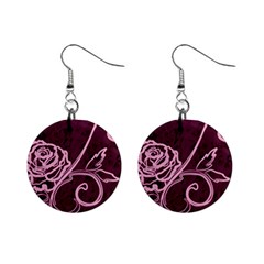 Rose Mini Button Earrings