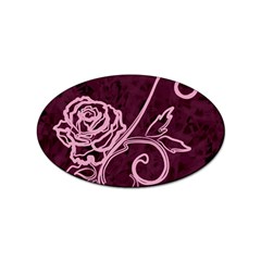 Rose Sticker (oval) by uniquedesignsbycassie