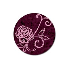 Rose Magnet 3  (round)