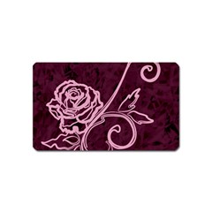 Rose Magnet (name Card) by uniquedesignsbycassie