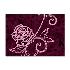 Rose A4 Sticker 100 Pack