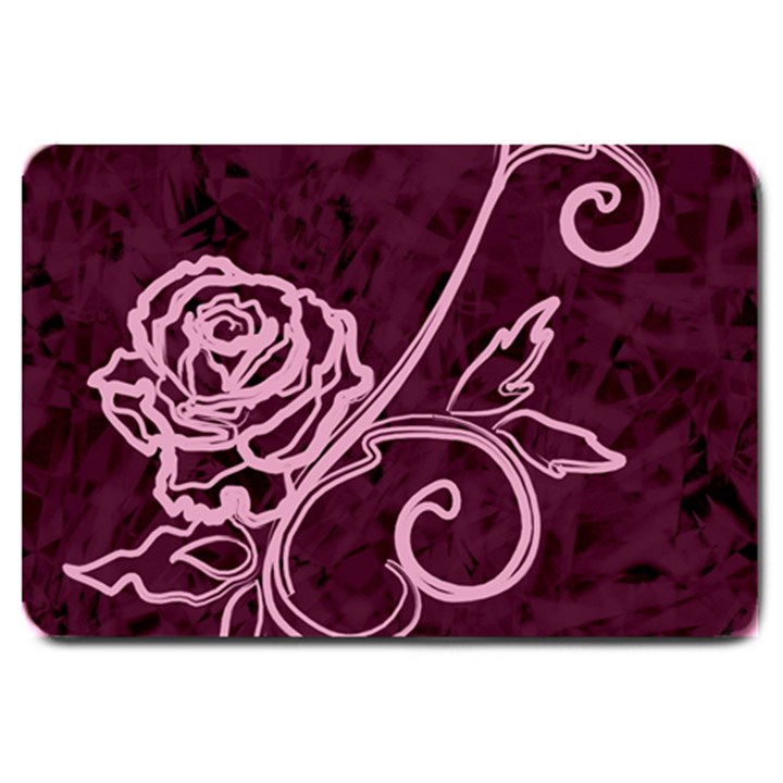 Rose Large Door Mat