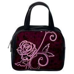 Rose Classic Handbag (one Side)