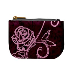 Rose Coin Change Purse