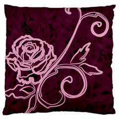 Rose Large Cushion Case (single Sided) 