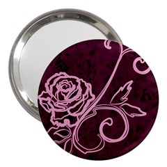 Rose 3  Handbag Mirror