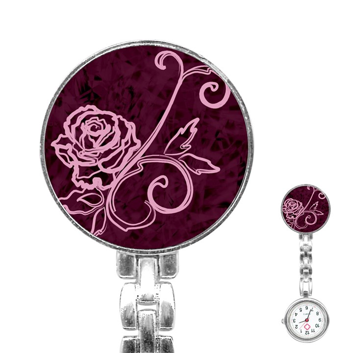 Rose Stainless Steel Nurses Watch