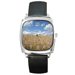 Gettysburg 1 068 Square Leather Watch