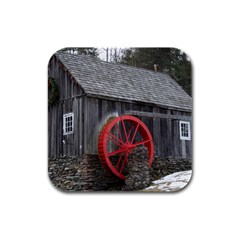 Vermont Christmas Barn Drink Coasters 4 Pack (square) by plainandsimple