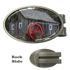 Vermont Christmas Barn Money Clip (oval)