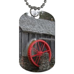 Vermont Christmas Barn Dog Tag (two-sided)  by plainandsimple