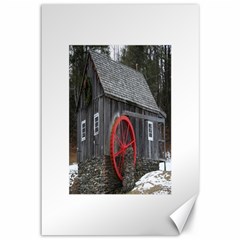 Vermont Christmas Barn Canvas 12  X 18  (unframed) by plainandsimple