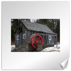 Vermont Christmas Barn Canvas 16  X 16  (unframed) by plainandsimple