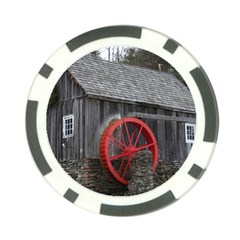 Vermont Christmas Barn Poker Chip