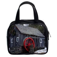 Vermont Christmas Barn Classic Handbag (two Sides)