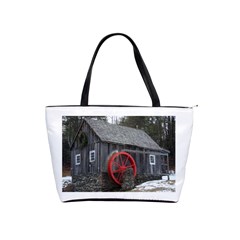 Vermont Christmas Barn Large Shoulder Bag