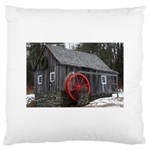 Vermont Christmas Barn Large Cushion Case (Two Sided)  Back