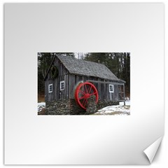 Vermont Christmas Barn Canvas 20  X 20  (unframed) by plainandsimple