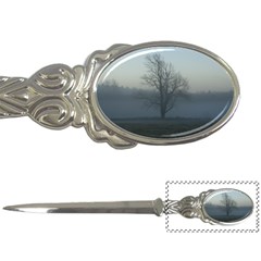 Foggy Tree Letter Opener