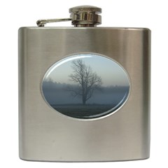 Foggy Tree Hip Flask