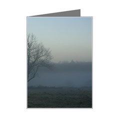 Foggy Tree Mini Greeting Card by plainandsimple