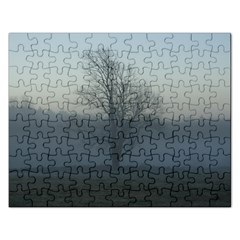 Foggy Tree Jigsaw Puzzle (rectangle) by plainandsimple