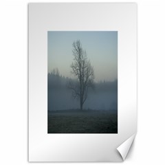 Foggy Tree Canvas 12  X 18  (unframed)