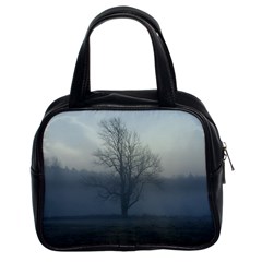 Foggy Tree Classic Handbag (two Sides)