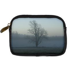 Foggy Tree Digital Camera Leather Case by plainandsimple