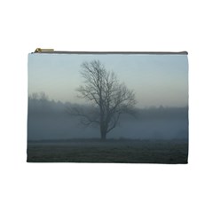 Foggy Tree Cosmetic Bag (large)