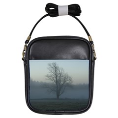 Foggy Tree Girl s Sling Bag