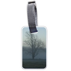 Foggy Tree Luggage Tag (one Side)