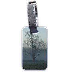 Foggy Tree Luggage Tag (two Sides)