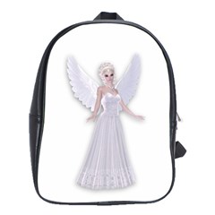 Beautiful Fairy Nymph Faerie Fairytale School Bag (large) by goldenjackal