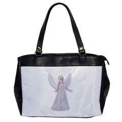 Beautiful Fairy Nymph Faerie Fairytale Oversize Office Handbag (one Side) by goldenjackal