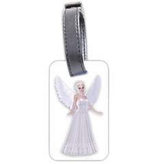 Beautiful Fairy Nymph Faerie Fairytale Luggage Tag (two Sides) by goldenjackal