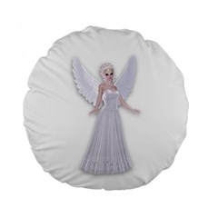 Beautiful Fairy Nymph Faerie Fairytale 15  Premium Round Cushion 