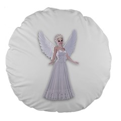 Beautiful Fairy Nymph Faerie Fairytale 18  Premium Round Cushion 