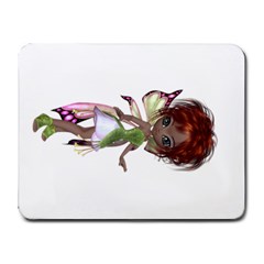 Fairy Magic Faerie In A Dress Small Mouse Pad (rectangle) by goldenjackal