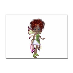 Fairy Magic Faerie In A Dress A4 Sticker 10 Pack by goldenjackal