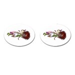 Fairy magic faerie in a dress Cufflinks (Oval) Front(Pair)