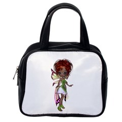 Fairy Magic Faerie In A Dress Classic Handbag (one Side) by goldenjackal