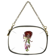 Fairy Magic Faerie In A Dress Chain Purse (one Side)