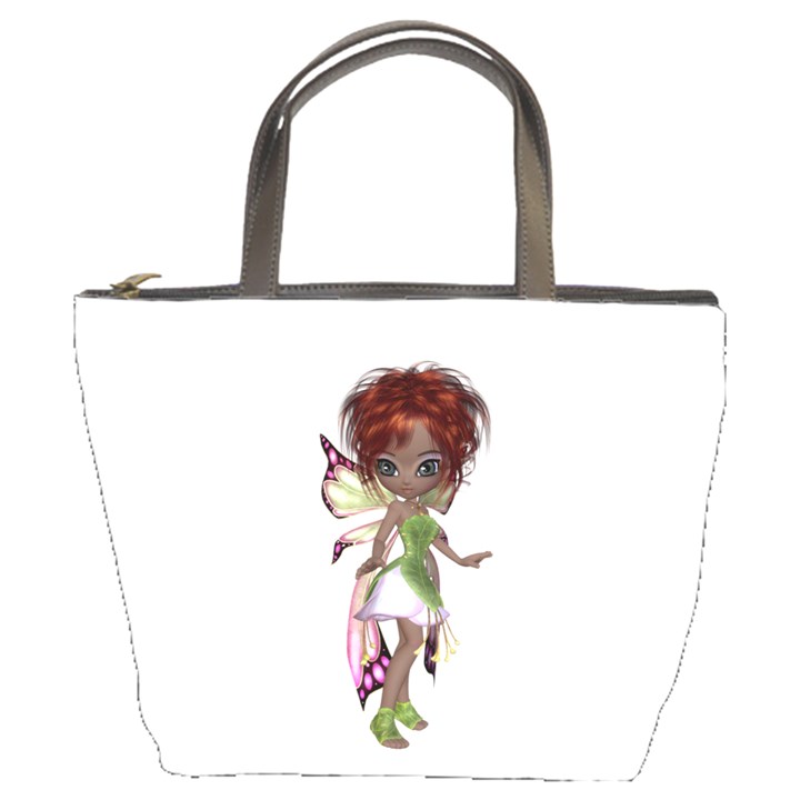 Fairy magic faerie in a dress Bucket Handbag