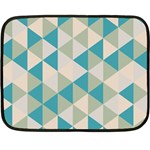 Triangles Mini Fleece Blanket (Single Sided) 35 x27  Blanket