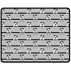 Pit Bull T-bone Fleece Blanket (medium) by Contest1657721