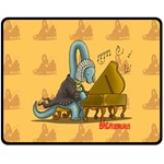 BACHiosaurus Fleece Blanket (Medium) 60 x50  Blanket Front