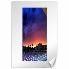 Storm Sunset Canvas 12  X 18  (unframed)