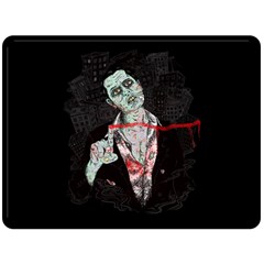 Mr  Dead Line Fleece Blanket (extra Large)